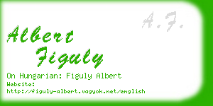 albert figuly business card